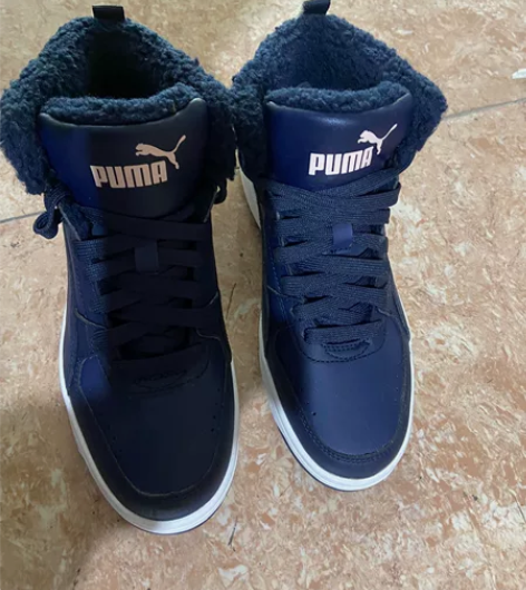 彪马内里加毛板鞋36码37码各一双、非常保...