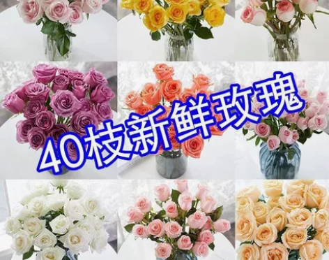 【云南鲜花直批】真花玫瑰花云南昆明基地鲜花...