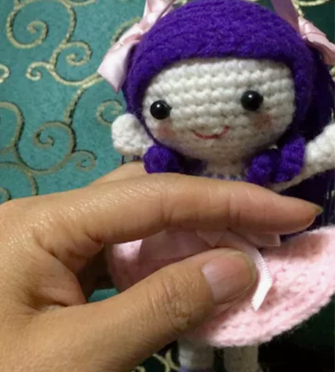 纯手工钩针玩偶芭蕾女孩 本人是钩针爱好者，...