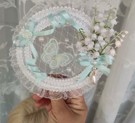 35一个包邮薄荷绿若草色镂空小礼帽 35一...