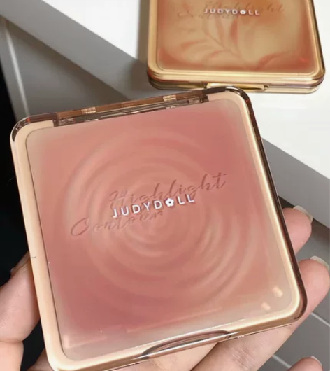 橘朵高光修容一体盘 橘粉两盘 全新正品 假...