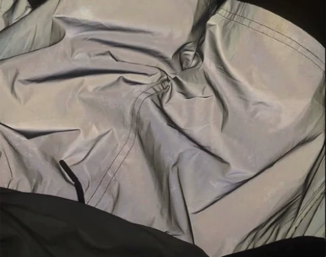 3M反光短裤女潮牌ins夏季薄款夜光直筒宽...