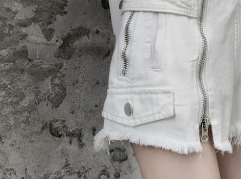 高腰牛仔短裤女潮ins2020年夏季宽松工...