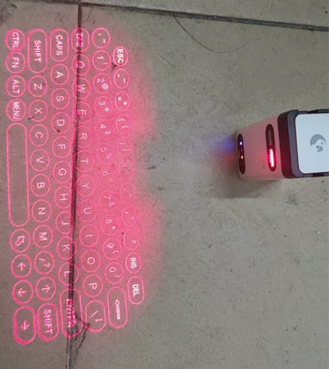 激光投影虚拟镭射全息键盘鼠标红外无线蓝牙3...