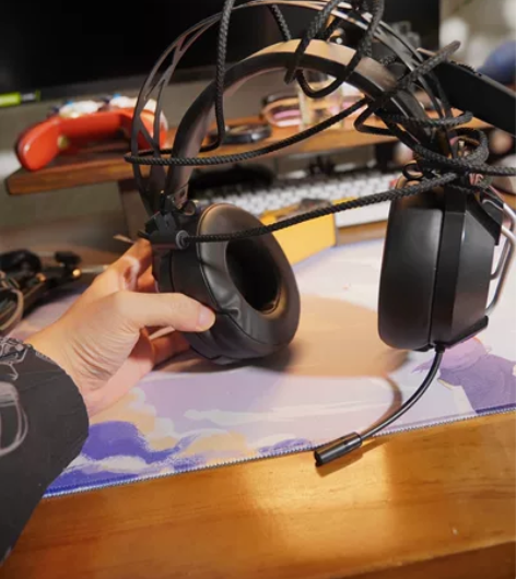 漫步者usb头戴式耳麦 换新耳机出掉 非常...