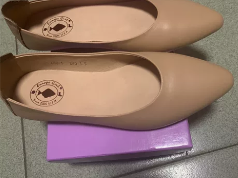 平底单鞋 仅试穿这个37能穿但是有点偏大 ...