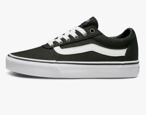 Vans/范斯黑色女款运动鞋板鞋帆布鞋|V...