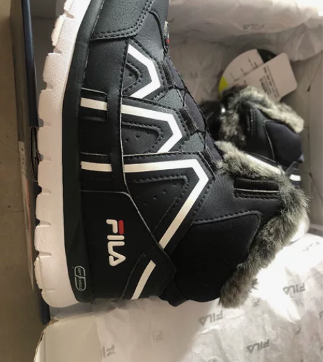 斐乐正品儿童棉鞋31码 自动锁扣设计低价转让