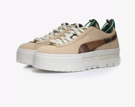 Puma Mayze Flannel 厚底...