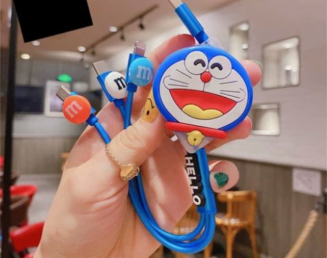 【这款充电线有点小贵 但可爱又时尚】一拖三...