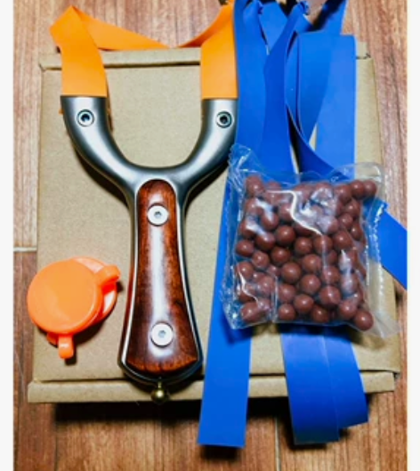 全新 大力水手弹弓不锈钢免绑快压扁皮弓夹片...