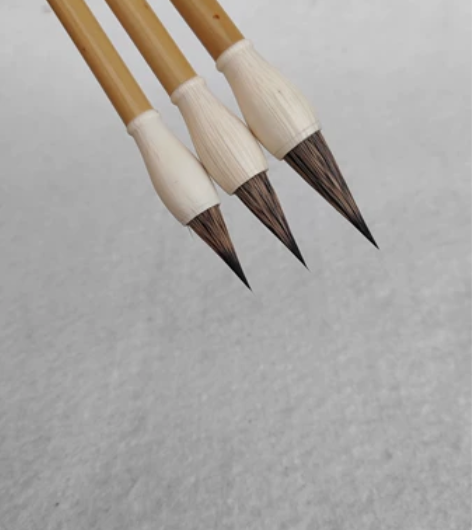 顶级紫毫鸡距笔，卖给书法老师260一套的，...