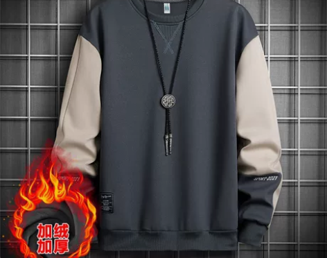 男士卫衣韩版潮流春秋季ins圆领宽松大码长...