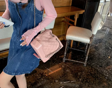 牛仔背带裙女夏季2021新款韩版减龄显瘦百...