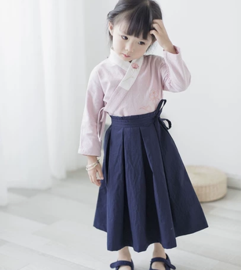 贝优可 汉服童装春秋款3岁童装女宝宝民族风...
