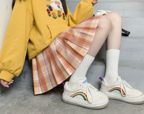 ?安可原创 香橙软糖 新款正统JK制服百褶...