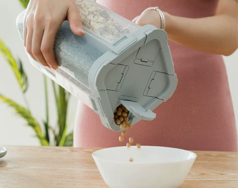 密封罐五谷杂粮收纳盒大容量分格干货收纳盒麦...