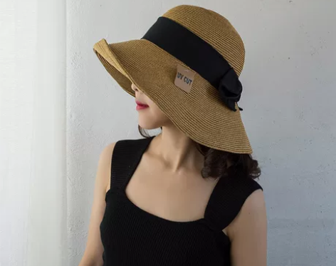 只戴过一次拍照！日本UVcut草帽女孙俪同...