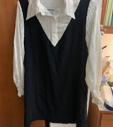 热风 假两件连衣裙 m码 春夏 甜美 感兴...