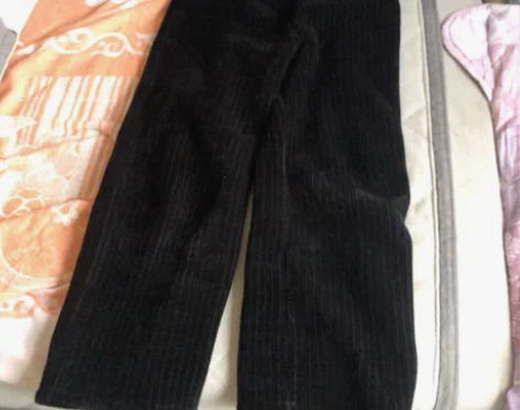 加绒直筒裤，适合153左右，体重100斤左...