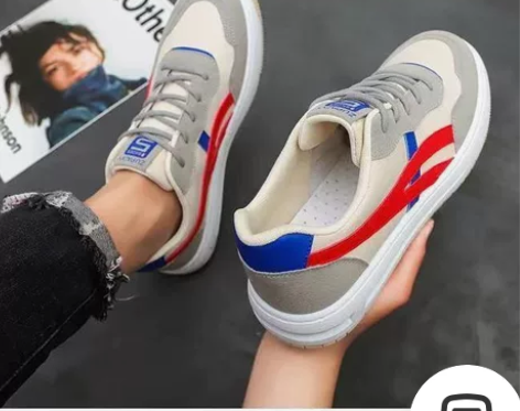 秋季新款男生帆布休闲运动鞋子防臭防滑学生跑...