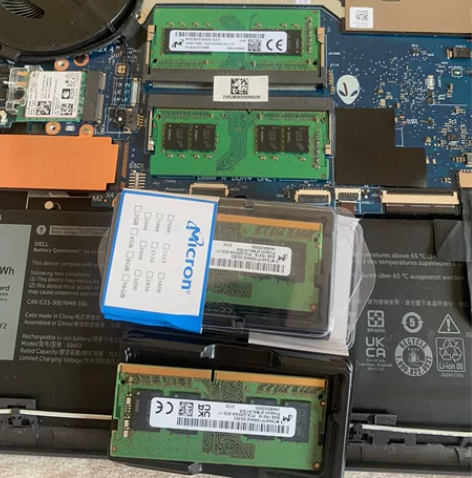升级电脑，dellG15美光原装内存、空闲...