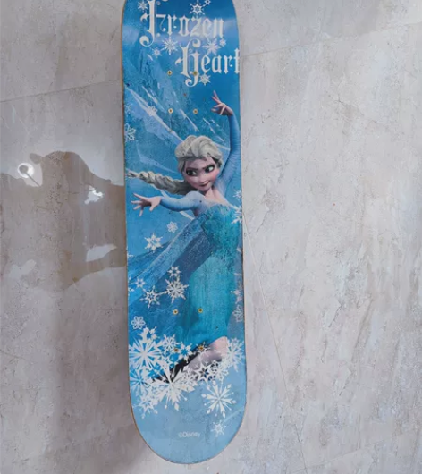 Mesuca冰雪奇缘儿童滑板,半年前购入,...