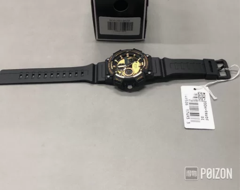 卡西欧黑金手表 轻微溢胶，自用优先