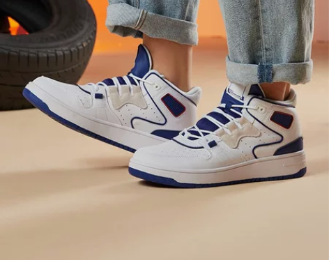 全新官方正品李宁板鞋男鞋官方进击中高帮小白...