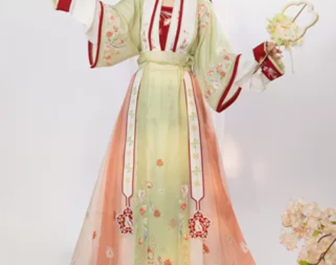 玉术原创汉服女【寒城】齐腰明制褶裙对交半袖...