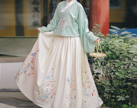 明制汉服女正品原创中国风袄裙三件套春秋季斗...