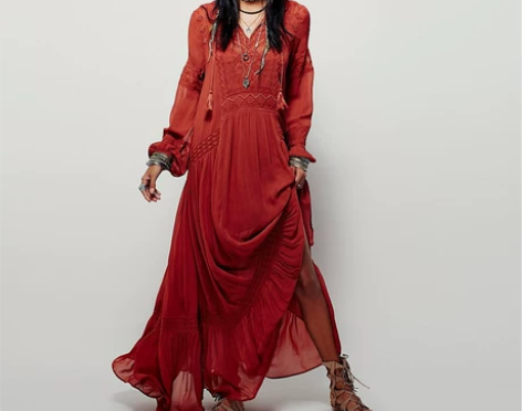 旅游女装度假旅拍必备民族风欧美波西米亚刺绣...