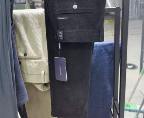 雅戈尔正品秋冬新款灯芯绒裤子男弹力条绒男士...