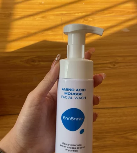 全新Ennsnne泡沫氨基酸洁面乳温和清洁保湿敏感肌男士女士...