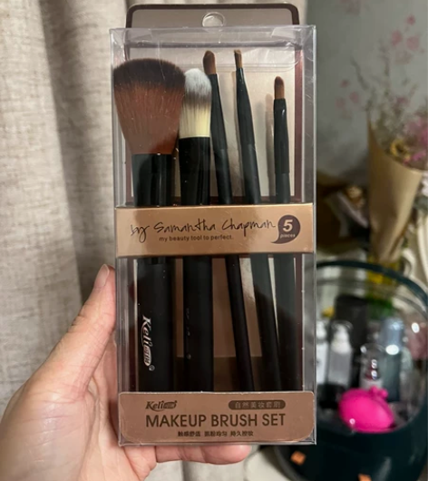 5支装腮红刷蜜粉眼影眉粉眼线修容刷柔软便携...