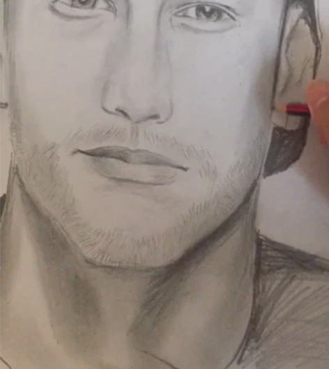 素描肖像画定制 人物静物写生 素描作品定制...