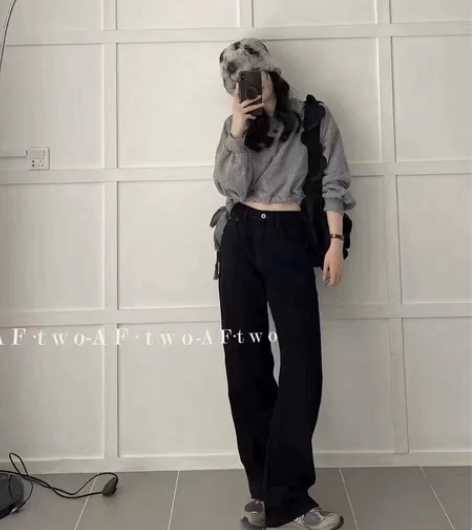 代嘉儿加绒阔腿裤81503 全新26码买多...