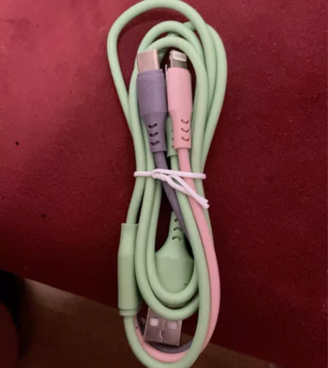 适用66W超级快充三头数据线三合一充电线手...