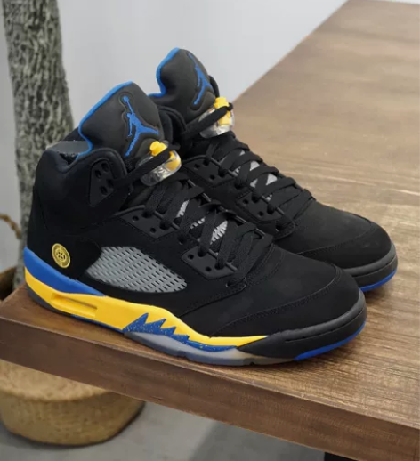 43码Nike AJ5 Retro上海黑兰...