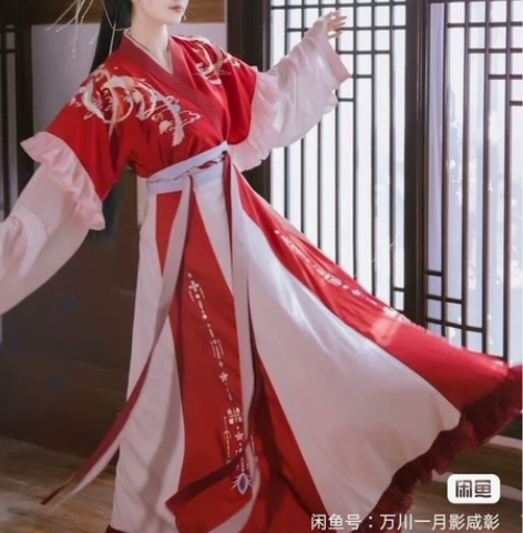 【夜未央换购】梨花渡原创齐腰襦裙夏季刺绣破...