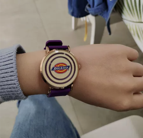 dickies手表,紫色,很漂亮,戴过一天...