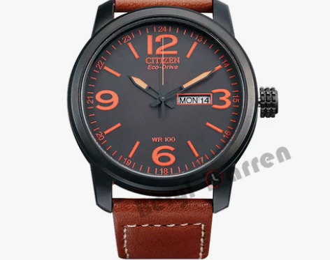 西铁城(CITIZEN)手表 男光动能皮带...