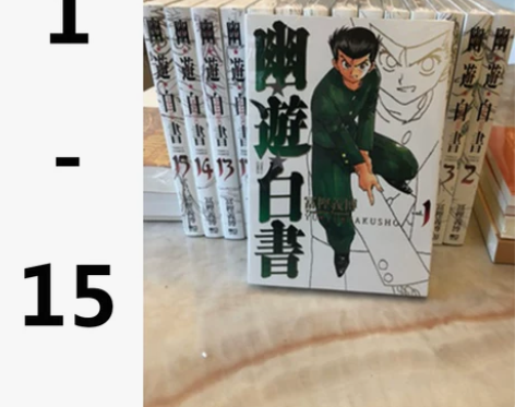 预售台版 幽游白书完全版1-15 全套 富...