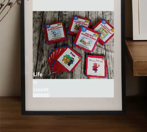 相框专拍 全彩点读英文原版 Scholas...