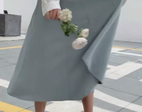 「清仓不退换」春夏中长款a字裙高腰显瘦伞裙...