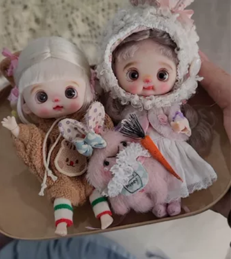 ob11娃头开颅可动眼可换眼娃待领养 本人...