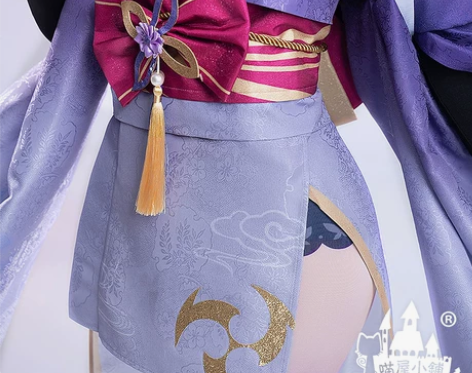 喵屋小铺原神cos服雷神巴尔真 雷电将军影...