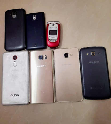 三星努比亚oppo不用的手机，部分有膜打包...