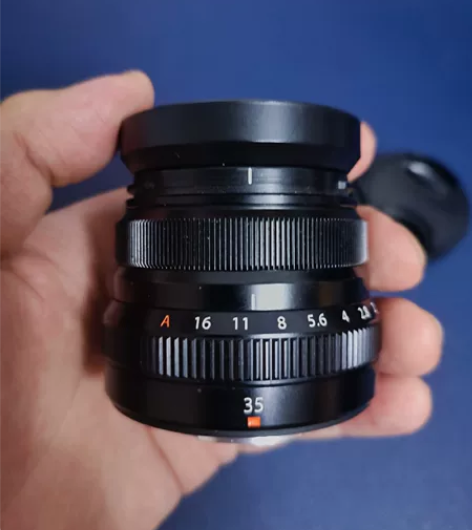 退坑出自用富士XF35/2镜头，成色还行，...