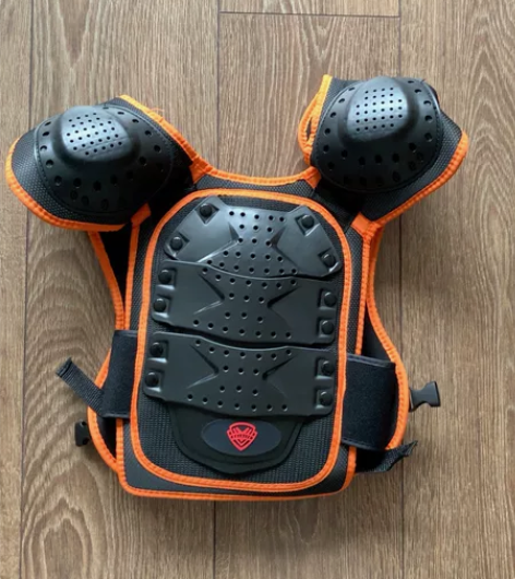 儿童轮滑滑雪户外运动防摔护胸护具摩托车越野...